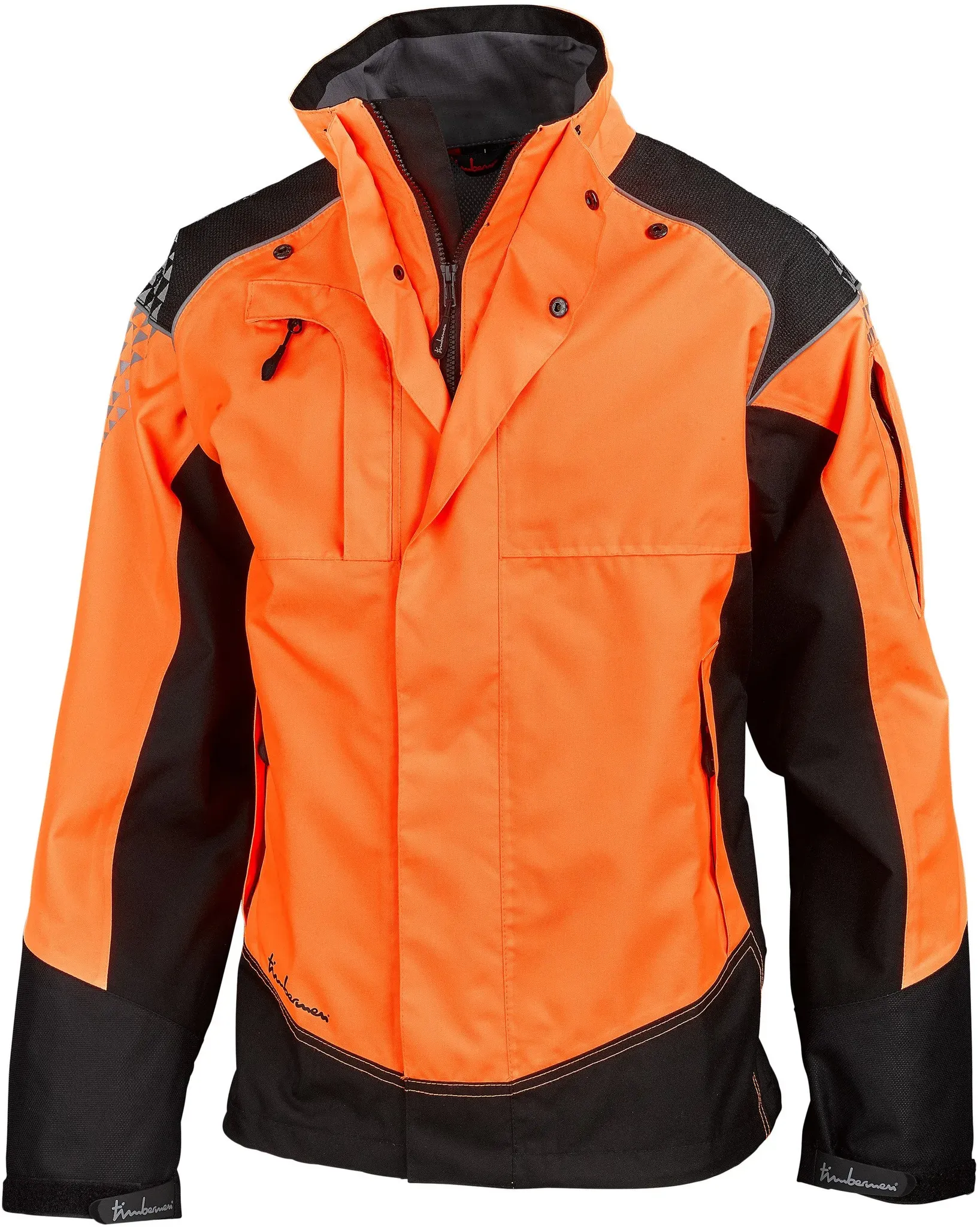 Timbermen Regenjacke ProTech, rot-gelb, S
