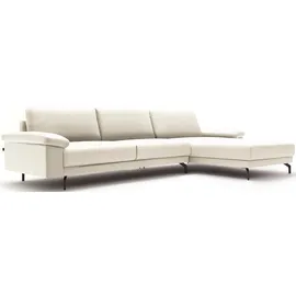 creation by rolf benz Ecksofa "CR.450 elegantes Designsofa mit hohem Sitzkomfort", weiß (perlweiß), B:294cm H:95cm T:178cm, CREATION BY ROLF BENZ, Sofas, Ecksofa