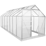 Zelsius Gewächshaus Aluminium Weiß HKP 6 mm 8,17 m2