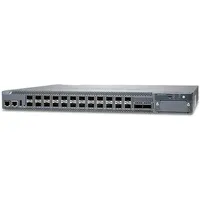Juniper 24x10GbaseX switch with 2x100G uplink ports. MACsec AES256. Airflow out of PSU. Optional module-4x10G or 4x25G (EX4400-24X)