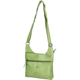 The Skandinavian Brand Leder Umhängetasche Green