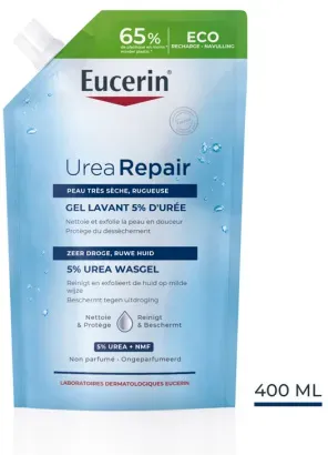 Eucerin UreaRepair 5% Urea Sanftes Duschgel Nachfüllbeutel 400ml