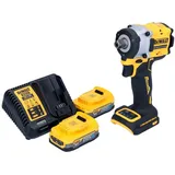 DeWalt DCF 922 E2 Akku Schlagschrauber 18 V 406 Nm 1/2" Brushless + 2x Powerstack Akku 1,7 Ah + Ladegerät