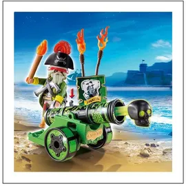 Playmobil Pirates Grüne App-Kanone mit Piratenkapitän (6162)