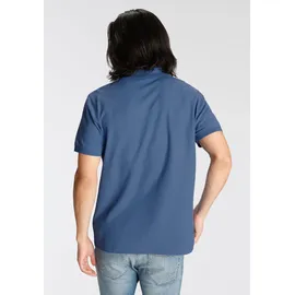 KangaROOS Poloshirt Kurzarm, mit Polokragen, aus Piqué-Stoff, aus 100% Baumwolle, Gr. S (44/46), blau, , 77388217-S