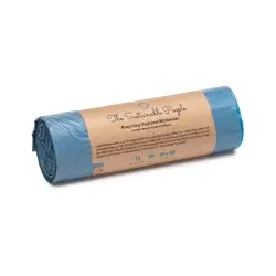 TSP Recycling Zugband-Müllbeutel, 20 Liter, 45 x 50 cm 5072 , 1 Rolle = 15 Müllbeutel