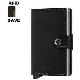 Secrid Miniwallet Unisex Geldbörse schwarz