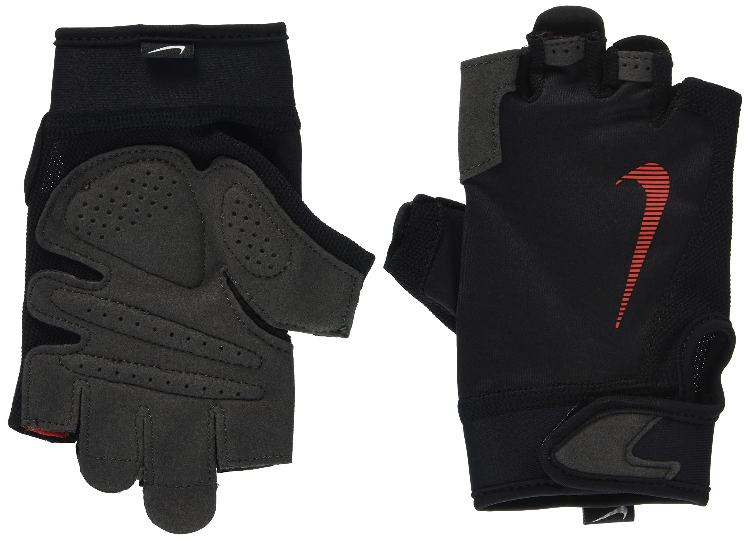 Nike Herren Men' s Ultimate Fitness Gloves Handschuhe, Black/lt Crimson/lt c, L