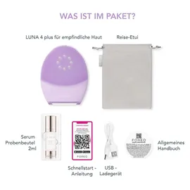 Foreo LUNATM4 Plus Schall-Reinigungsgerät mit Thermofunktion und straffender Massage für empfindliche Haut 1 St.