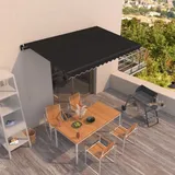 Markise Einziehbar Handbetrieben Gelenkarmmarkise Balkon Sonnenmarkise vidaXL