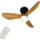 Briloner LUFITO 78 cm Deckenventilator Schwarz