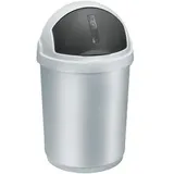 Curver Mülleimer 50 l Silber
