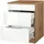kochstation Kochfeldumbauschrank KS-Brindisi 60 x 60 x 85 cm Weiß