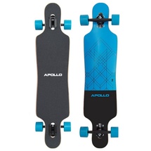 Apollo Twin Tip DT Longboard & Stabilität blau/schwarz | Gr.: onesize