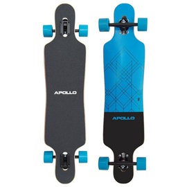 Apollo Twin Tip DT Longboard & Stabilität blau/schwarz | Gr.: onesize