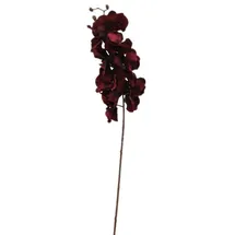 2474U Kunststielblume Orchidee bordaux-rot ca. 100cm naturgetreue Blüte Seidenblume