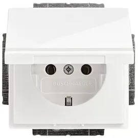 Busch-Jaeger 20 EUK-84 SCHUKO® Steckdosen-Einsatz mit Klappdeckel