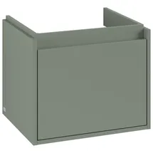 Villeroy & Boch Skyla C78300, 522x436x424mm 2 Ausz. Waschtisch mittig Soft Green