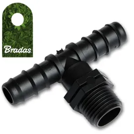 Bradas T-Stück mit AG 3/4" für Tropfschlauch 20 mm