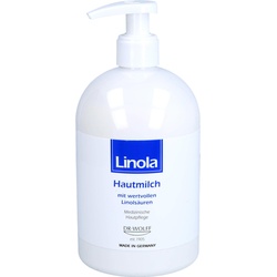 Dr. Wolff, Bodylotion, Linola Hautmilch bei trockener, zu Neurodermitis neigender Haut, 500 ml Lotion