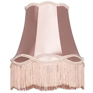 QAZQA Lampenschirm Stoff Rosa 30/18/26 - Granny