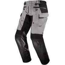 LS2 Apollo wasserdichte Motorrad Textilhose, schwarz-grau, Größe L