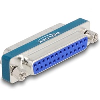 DeLock 66549 Kabeladapter D-Sub 25 Pin Blau, Silber