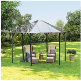 Konifera Pavillon-Ersatzdach Costa Brava 350 x 350 cm Braun