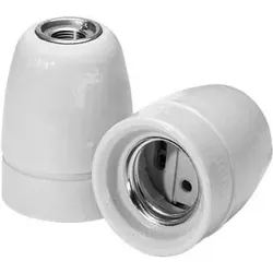 Houben Fassung E27 Porz, ws, M10x1 535685