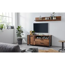 Forte Clif Wandregal 160 x 25,6 x 21,9 cm Braun