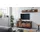Forte Clif Wandregal 160 x 25,6 x 21,9 cm Braun