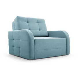 moeblo Schlafsessel Porto 101 x 90 x 100 cm Blau mit Relaxfunktion