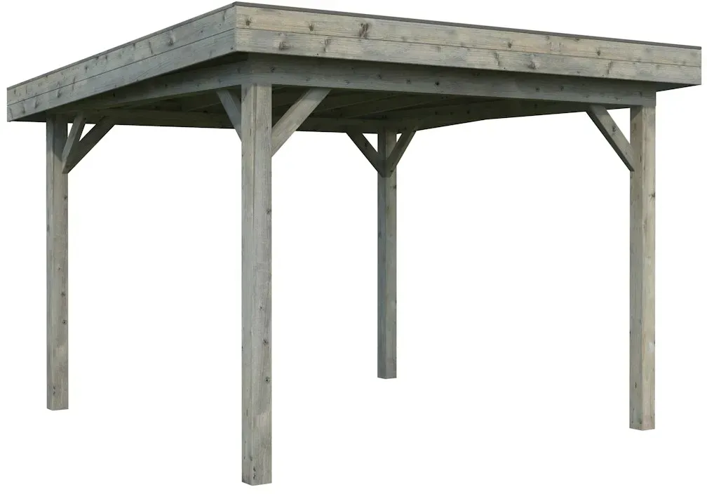 Palmako Carport/Pavillon Connect Lenna 8,3 m2 - grau tauchgrundiert