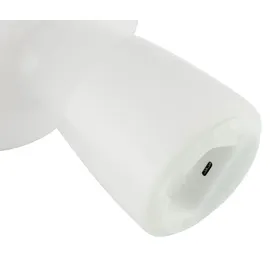 Lightbox LED Akku Pilzleuchte, 22 x 16 cm, 250 lm, 2700 K, dimmbar, Glas, weiß - Weiß