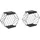 deluke Solar-Pflanzregal KURT 25 x 11 x 28,5 cm Schwarz