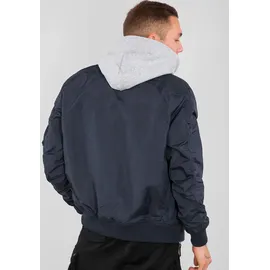 Alpha Industries MA-1 TT Hood rep. blue S