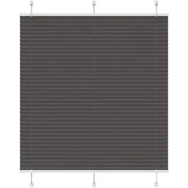 vidaXL Plissee 115 x 150 cm schwarz