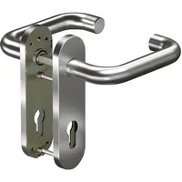 OGRO Kurzschildgarnitur CORE+ 8100 8 mm/7051K WC 78MM Edelstahl
