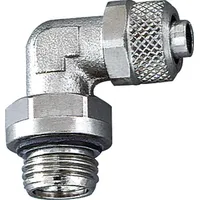 Riegler Winkel-Einschraubverschraubung, drehbar, G 1/4 a., Schlauch 10/8