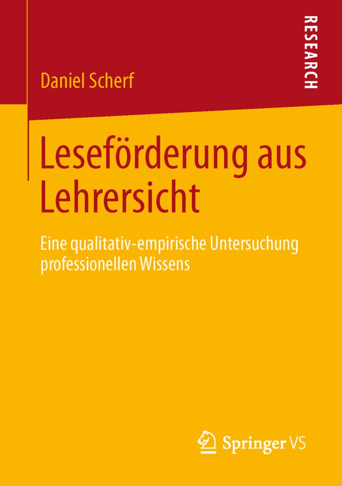 Leseförderung Aus Lehrersicht - Daniel Scherf  Kartoniert (TB)