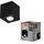 Osram Spot Surface Square Deckenaufbauspot, schwarz, mit GU10 Sockel, kann mit einfacher oder smarter Lampe bestückt werden, flexibler Ausstrahlwinkel, Schutzklasse IP20, hochwertiges Gehäuse