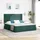 vidaXL Bett 180 x 200 cm Dunkelgrün
