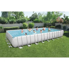 BESTWAY Power Steel Frame Pool Set 956 x 488 x 132 cm inkl. Sandfilteranlage