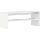 vidaXL TV-Schrank Hochglanz-Weiß 100x40x40 cm Holzwerkstoff