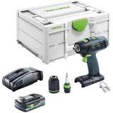 Festool T 18+3 Basic Akku Bohrschrauber 18 V 50 Nm Brushless + 1x Akku 4,0 Ah + Schnellladegerät + Systainer