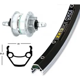 Winora V-Rad 28x1.75DH3D32 Disc6L.silb.Starr36L Exal ZX 19 schw/silb.Niro-Spei.