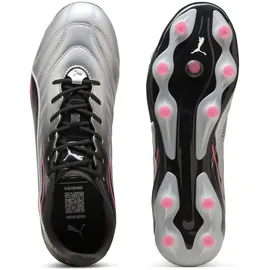 Puma King Pro FG/AG Herren Silber/Schwarz/Sun Struck/Weiß 42,5