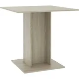 Esstisch Sonoma-Eiche 80x80x75 cm Holzwerkstoff - Braun