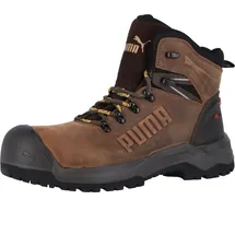 Puma Sicherheitsschuhe Iron HD Brown MID S3S Braun 47