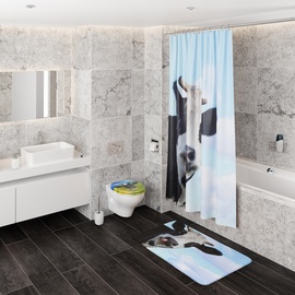 Sanilo WC-Sitz mit Absenkautomatik Kuhkopf, Hochwertiger und Stabiler Toilettendeckel aus Holz